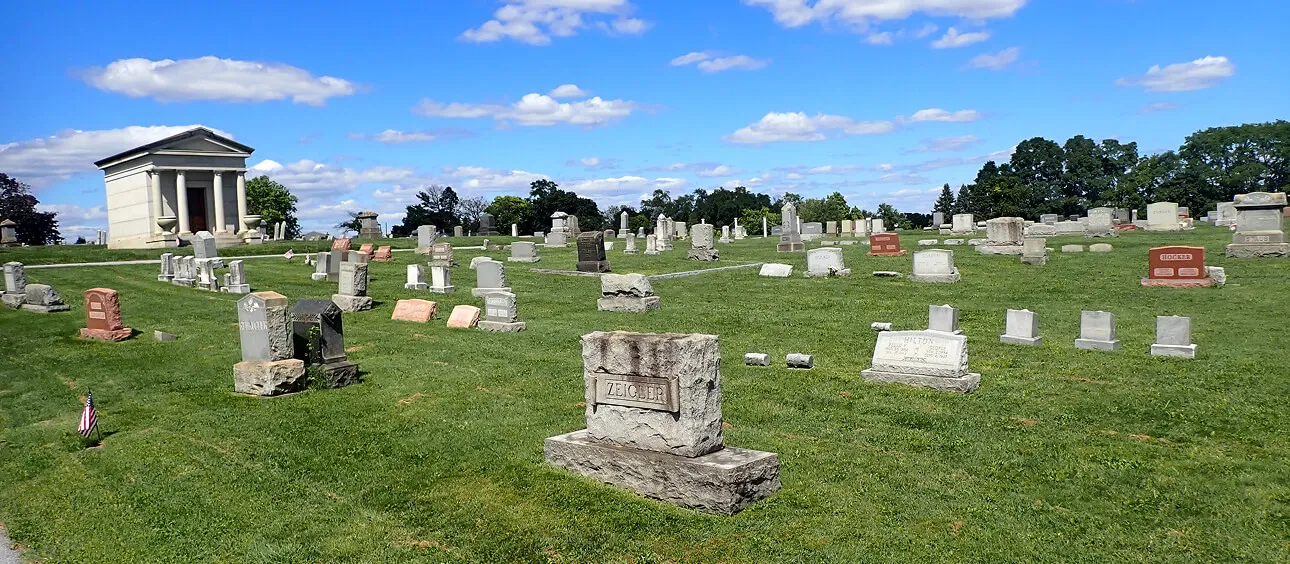 Churchville Cemetery headstone view